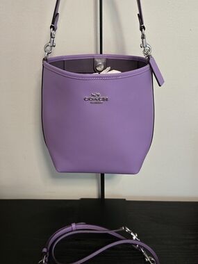 💜 Coach City Bucket Bag – Iris Purple | Style CT801 | Like New 💜